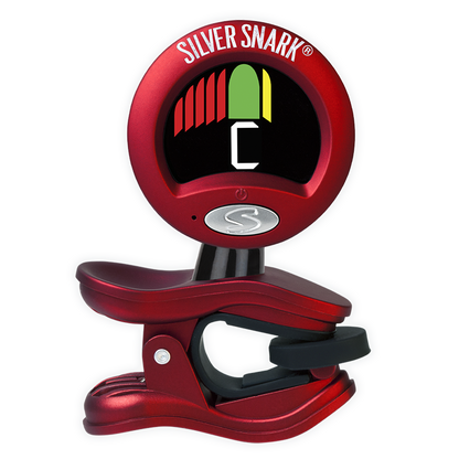 Snark Silver Clip On Chromatic Tuner - Red