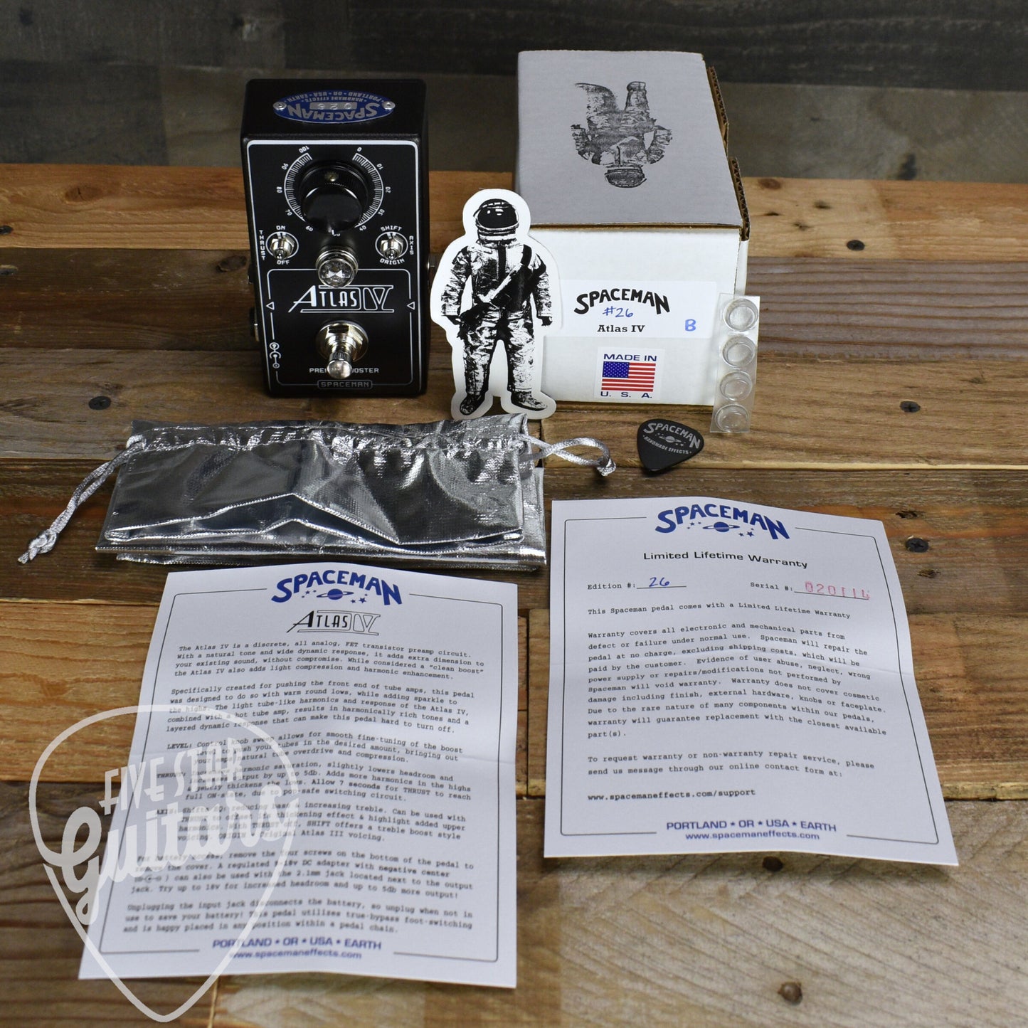 Spaceman Atlas IV: Preamp Booster - Black Edition