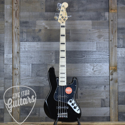 Squier Affinity Series Active Jazz Bass V - Black Metallic