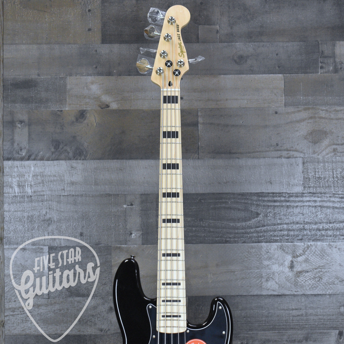 Squier Affinity Series Active Jazz Bass V - Black Metallic