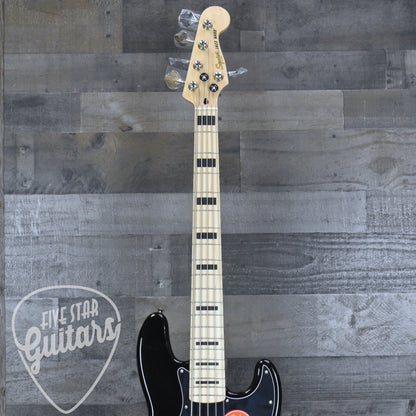 Squier Affinity Series Active Jazz Bass V - Black Metallic