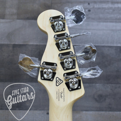 Squier Affinity Series Active Jazz Bass V - Black Metallic