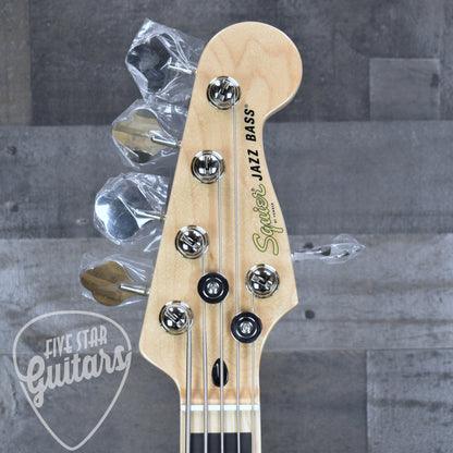 Squier Affinity Series Active Jazz Bass V Maple Fingerboard - Black Metallic