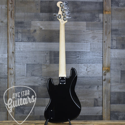 Squier Affinity Series Active Jazz Bass V Maple Fingerboard - Black Metallic