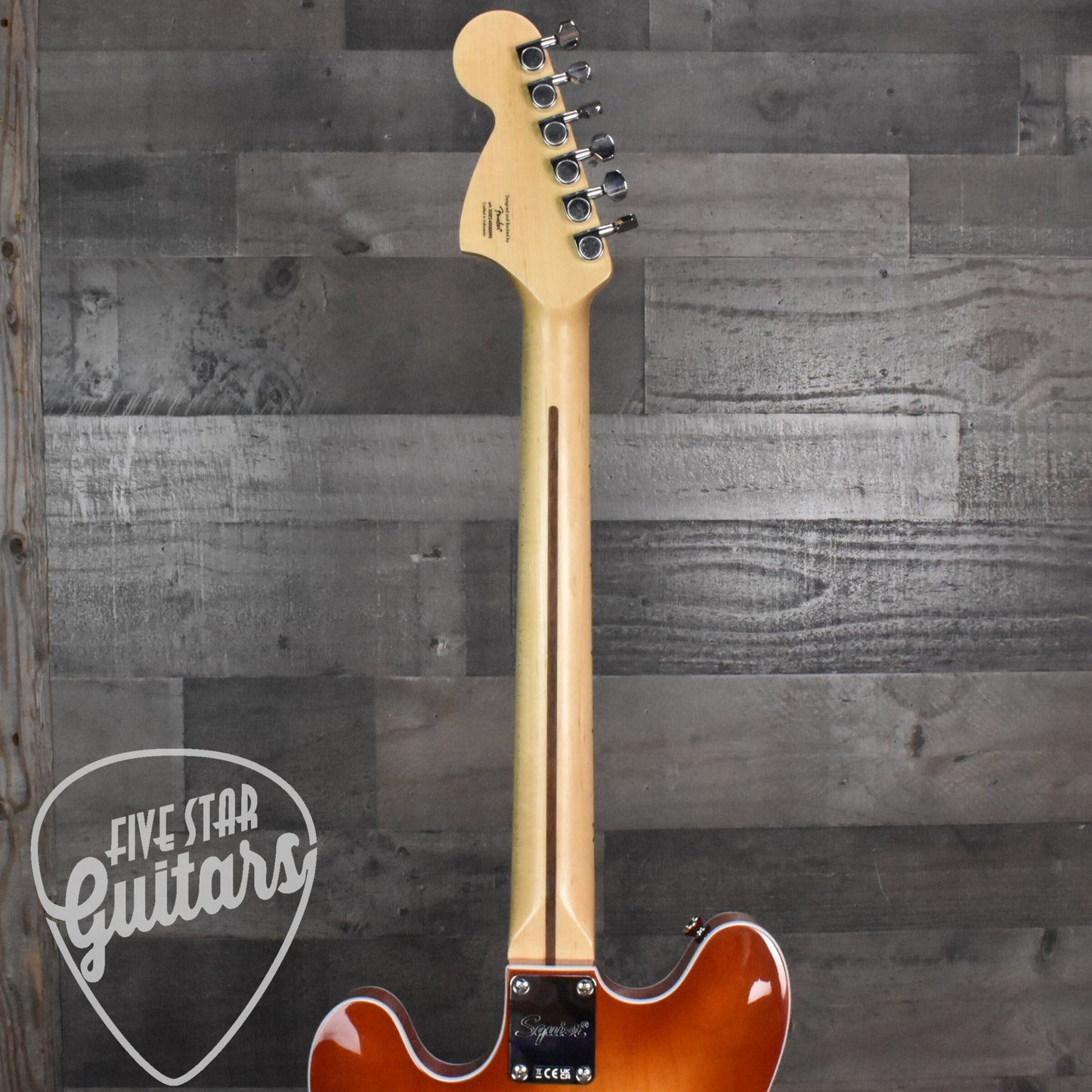 Squier Affinity Series Starcaster Deluxe Maple Fingerboard - Sienna Sunburst
