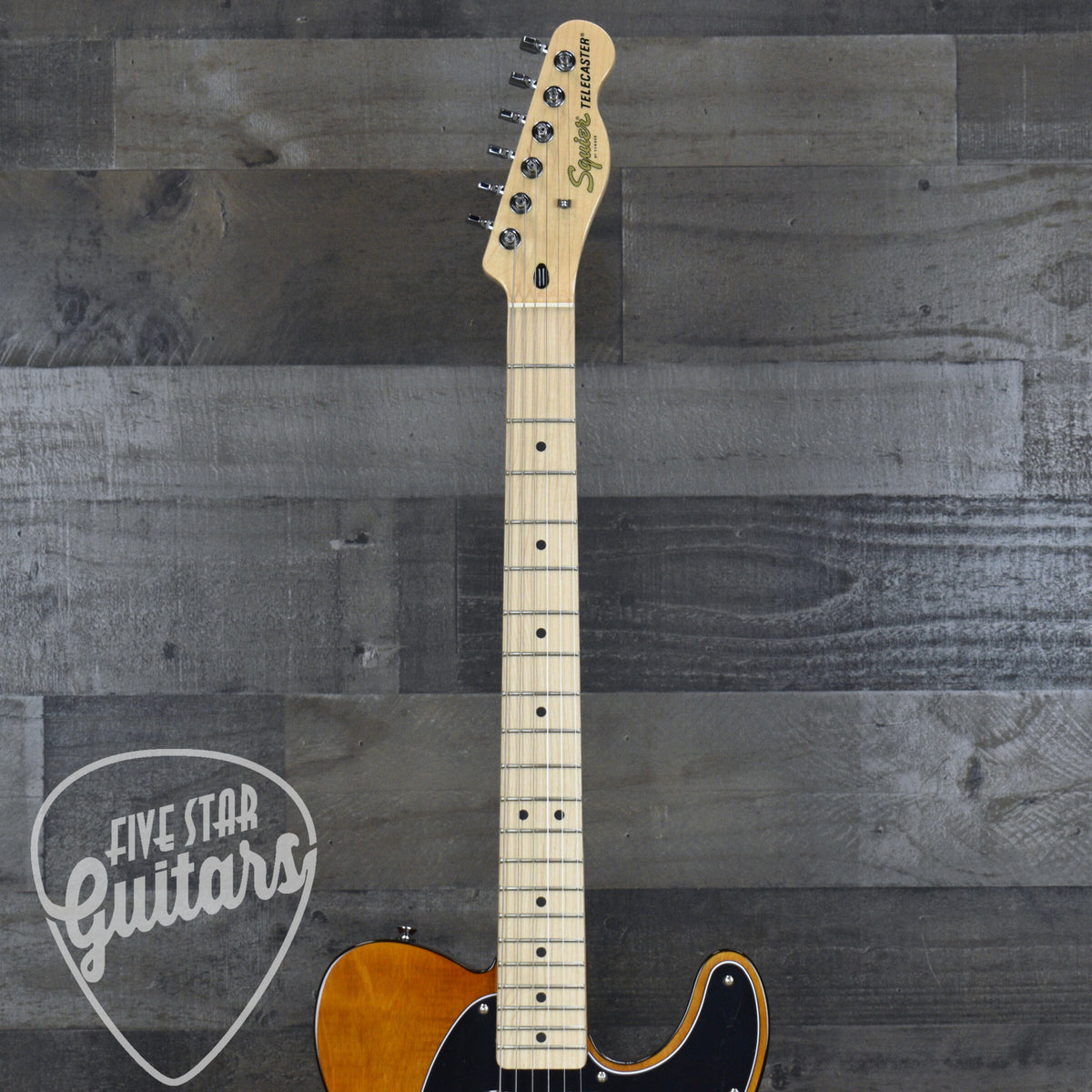 Squier Affinity Series Telecaster SH Flame Maple Top - Mocha