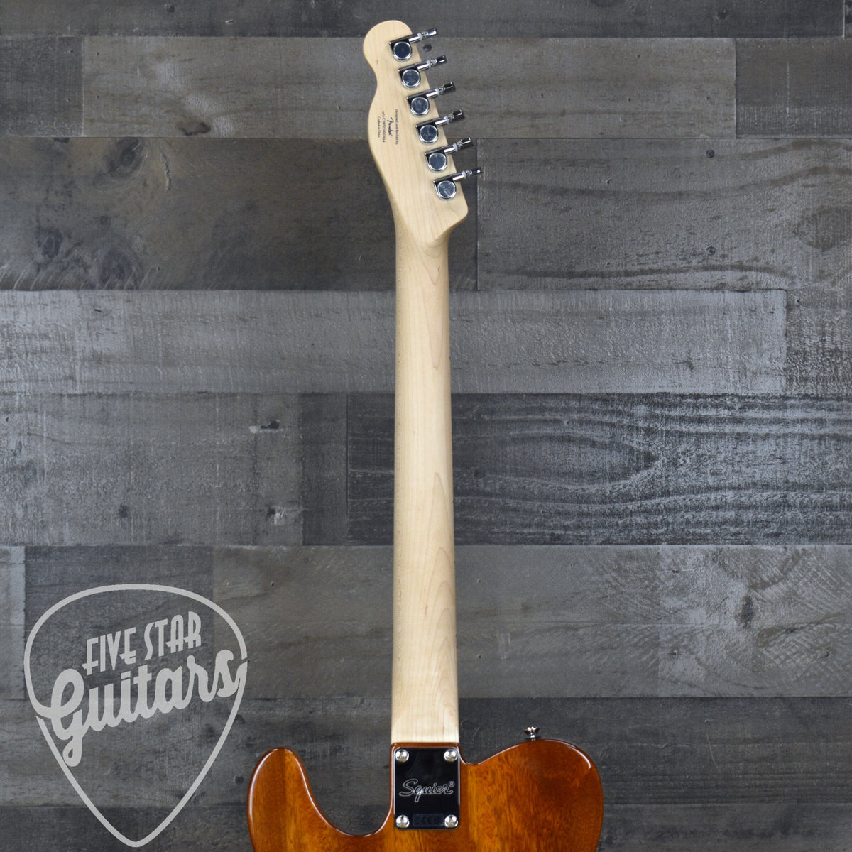 Squier Affinity Series Telecaster SH Flame Maple Top - Mocha