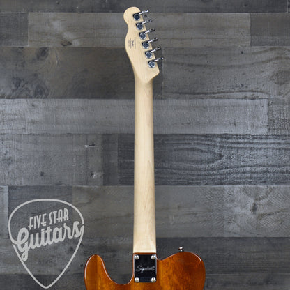 Squier Affinity Series Telecaster SH Flame Maple Top - Mocha