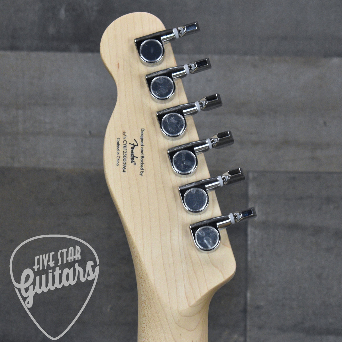 Squier Affinity Series Telecaster SH Flame Maple Top - Mocha