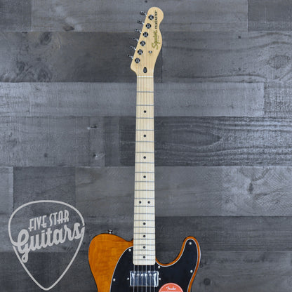 Squier Affinity Series Telecaster SH Flame Maple Top - Mocha