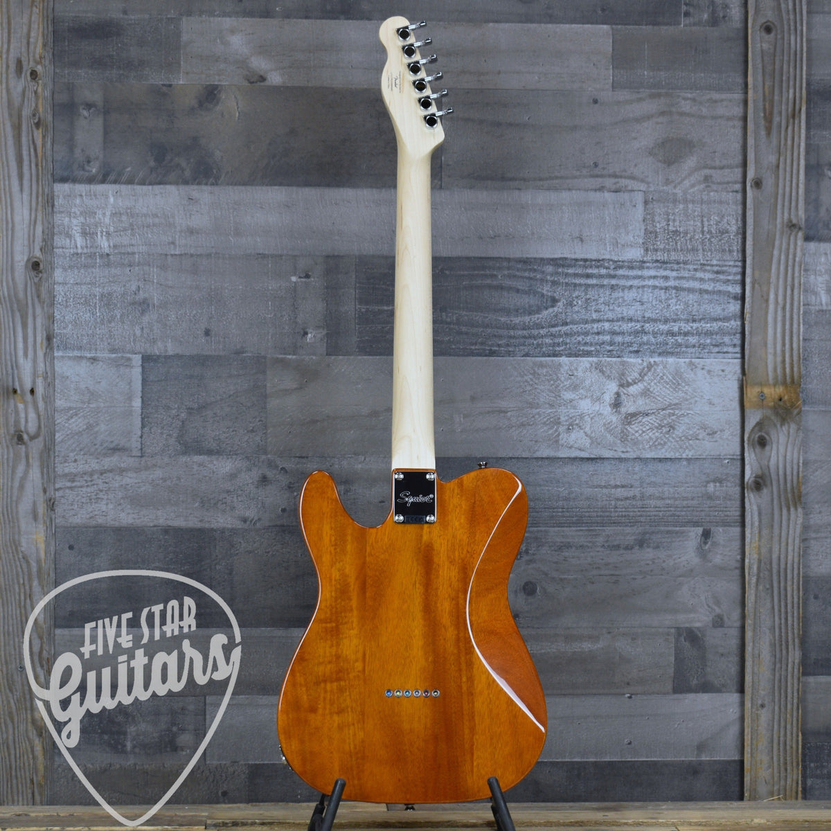 Squier Affinity Series Telecaster SH Flame Maple Top - Mocha