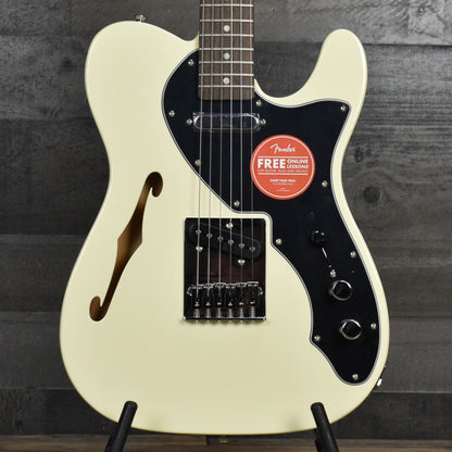 Squier Affinity Series Telecaster Thinline Laurel Fingerboard - Olympic White