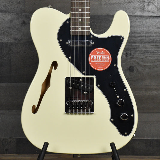 Squier Affinity Series Telecaster Thinline Laurel Fingerboard - Olympic White