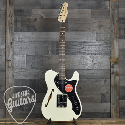 Squier Affinity Series Telecaster Thinline Laurel Fingerboard - Olympic White