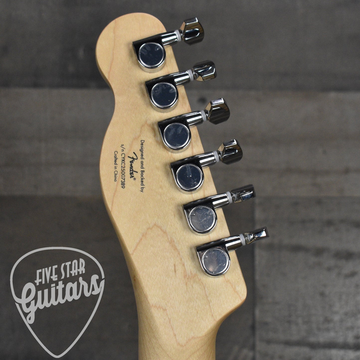 Squier Affinity Series Telecaster Thinline Laurel Fingerboard - Olympic White