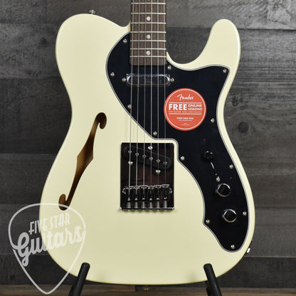 Squier Affinity Series Telecaster Thinline Laurel Fingerboard - Olympic White