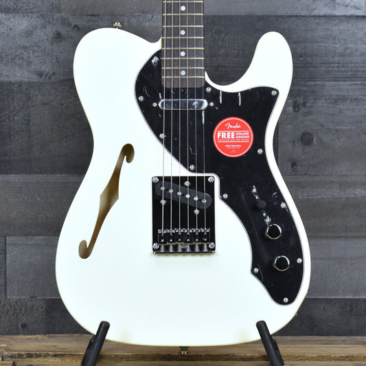 Squier Affinity Series Telecaster Thinline Laurel Fingerboard - Olympic White