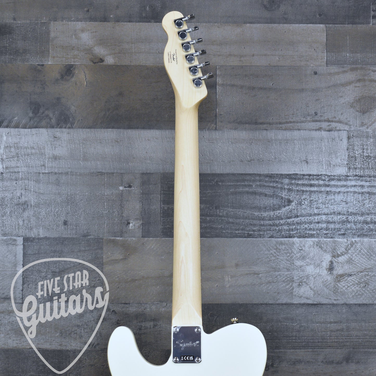 Squier Affinity Series Telecaster Thinline Laurel Fingerboard - Olympic White