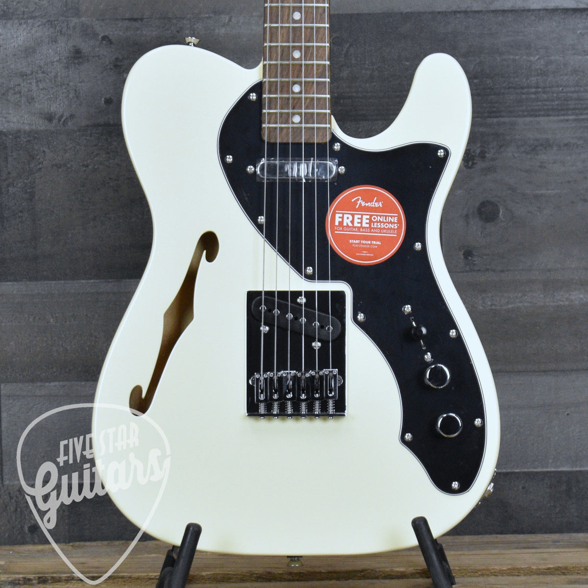 Squier Affinity Series Telecaster Thinline - Olympic White