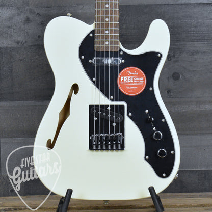 Squier Affinity Series Telecaster Thinline - Olympic White
