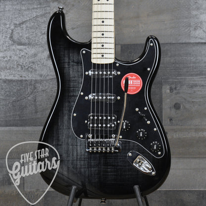 Squier Affinity Stratocaster Flame Maple Top HSS  - Black Burst
