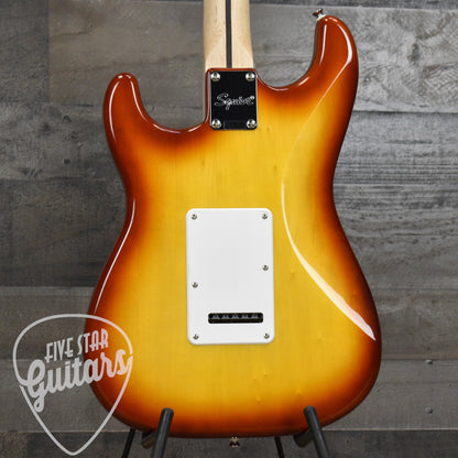 Squier Affinity Stratocaster HSS Flame Maple Top - Sienna Burst