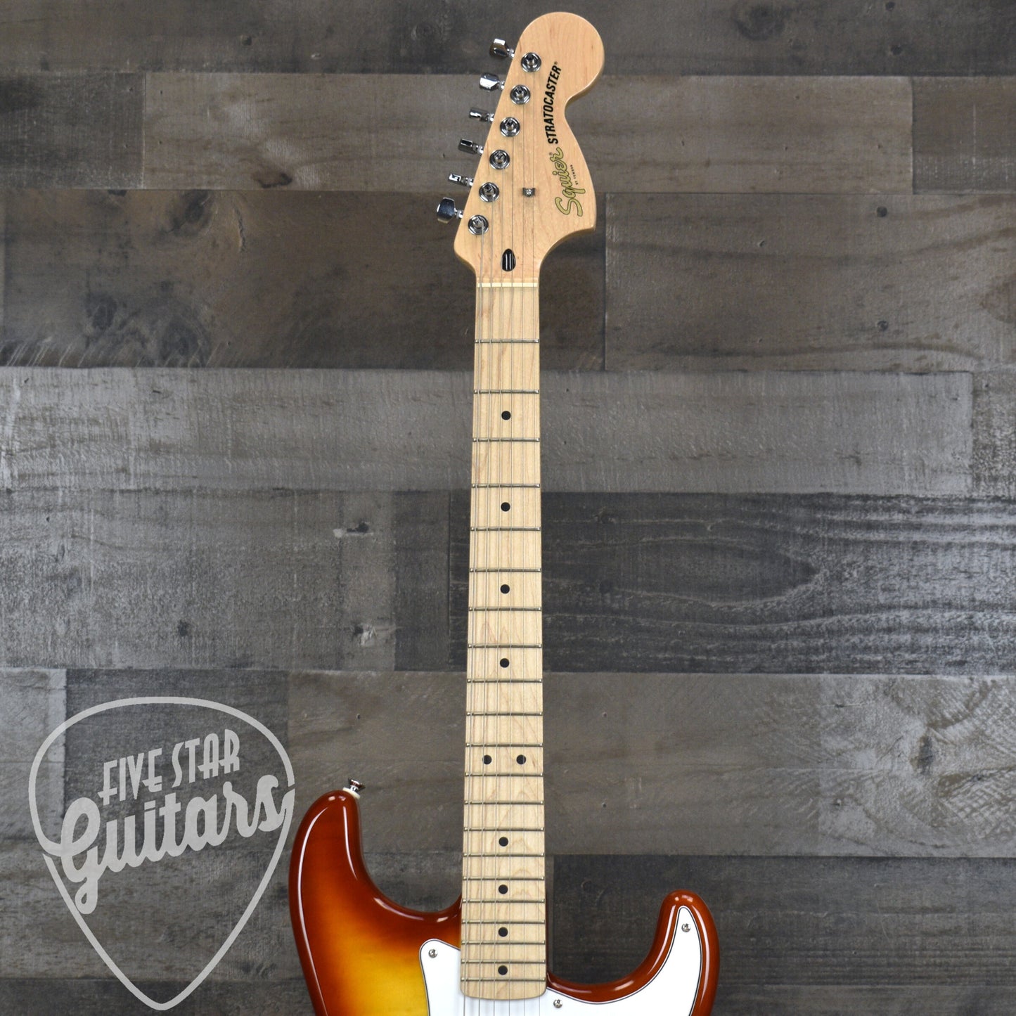 Squier Affinity Stratocaster HSS Flame Maple Top - Sienna Burst