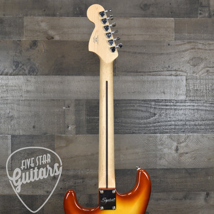 Squier Affinity Stratocaster HSS Flame Maple Top - Sienna Burst