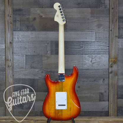 Squier Affinity Stratocaster HSS Flame Maple Top - Sienna Burst