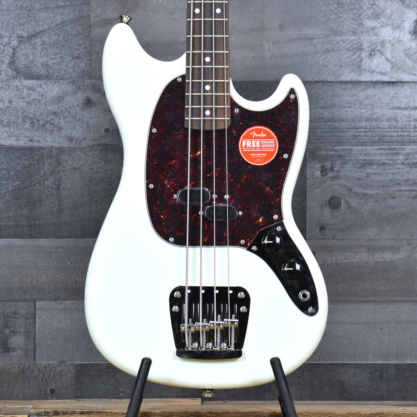 Squier Classic Vibe 60's Mustang Bass - Olympic White