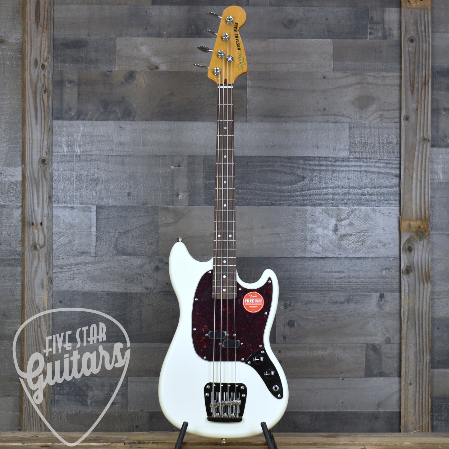 Squier Classic Vibe 60's Mustang Bass - Olympic White