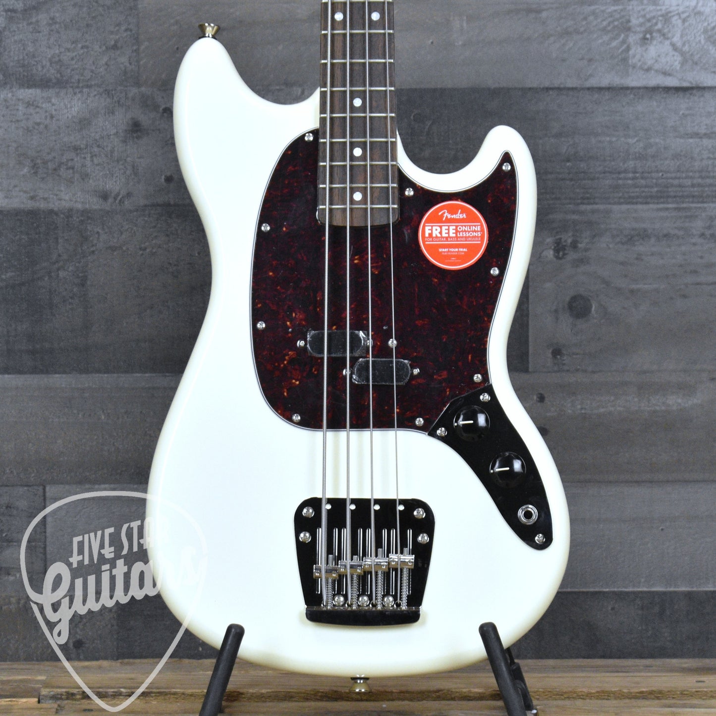 Squier Classic Vibe 60's Mustang Bass - Olympic White