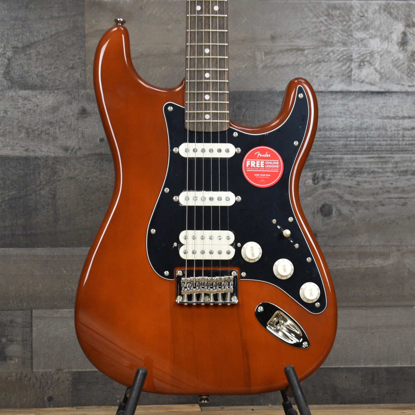 Squier Classic Vibe  '70s Stratocaster HT HSS Laurel Fingerboard Black Pickguard - Mocha