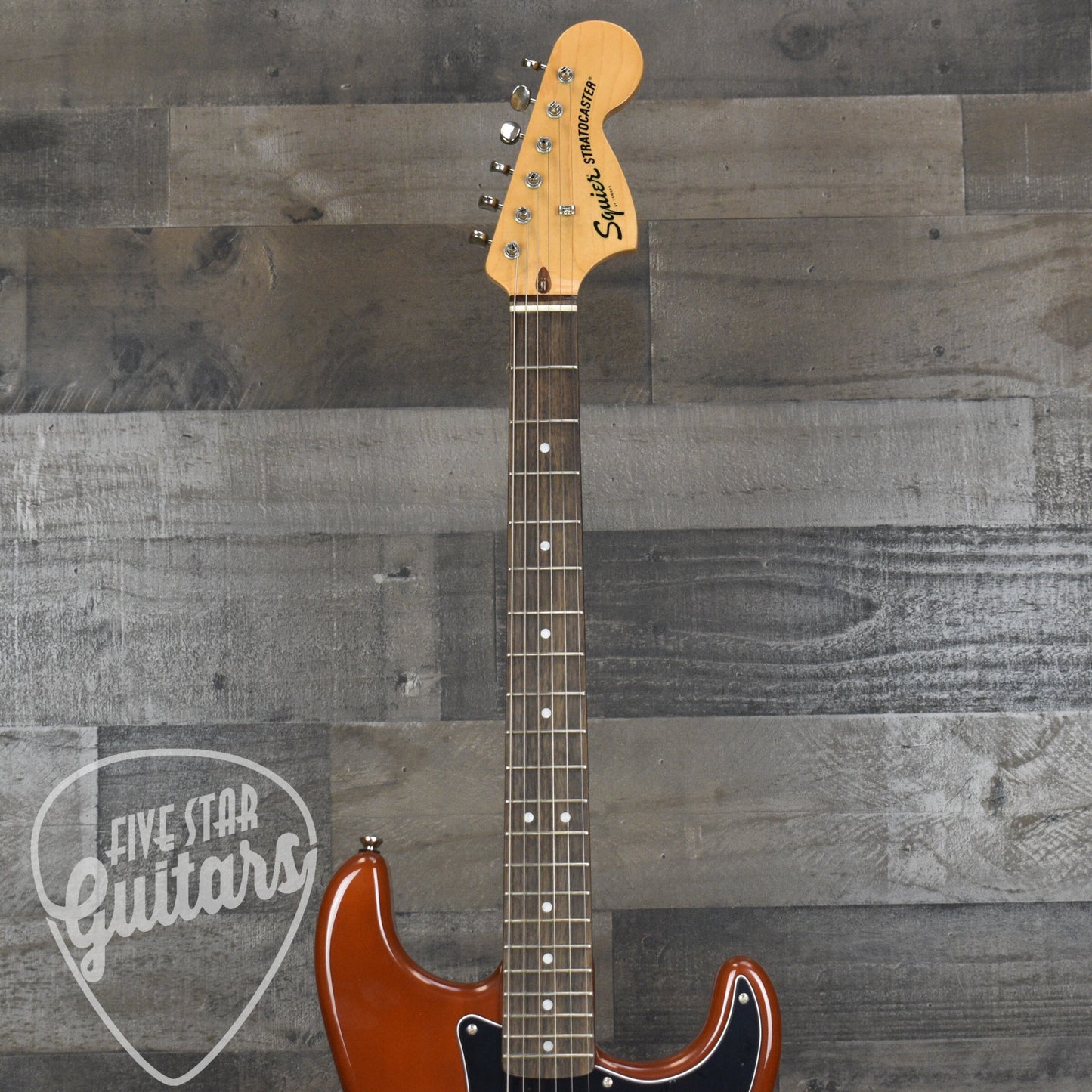 Squier Classic Vibe  '70s Stratocaster HT HSS Laurel Fingerboard Black Pickguard - Mocha