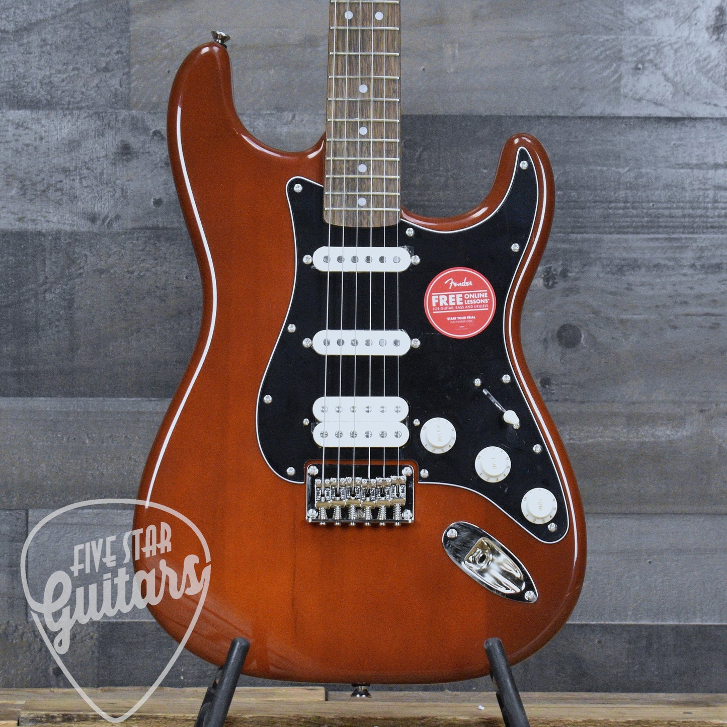 Squier Classic Vibe  '70s Stratocaster HT HSS Laurel Fingerboard Black Pickguard - Mocha