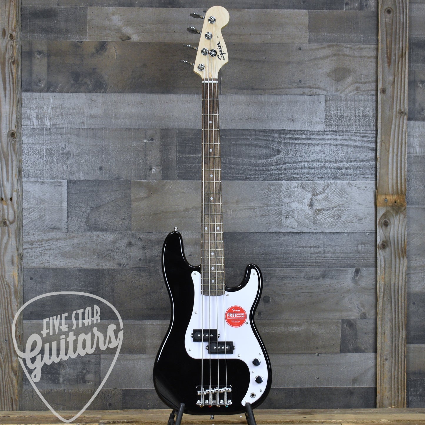 Squier Mini P Bass Laurel Fingerboard - Black