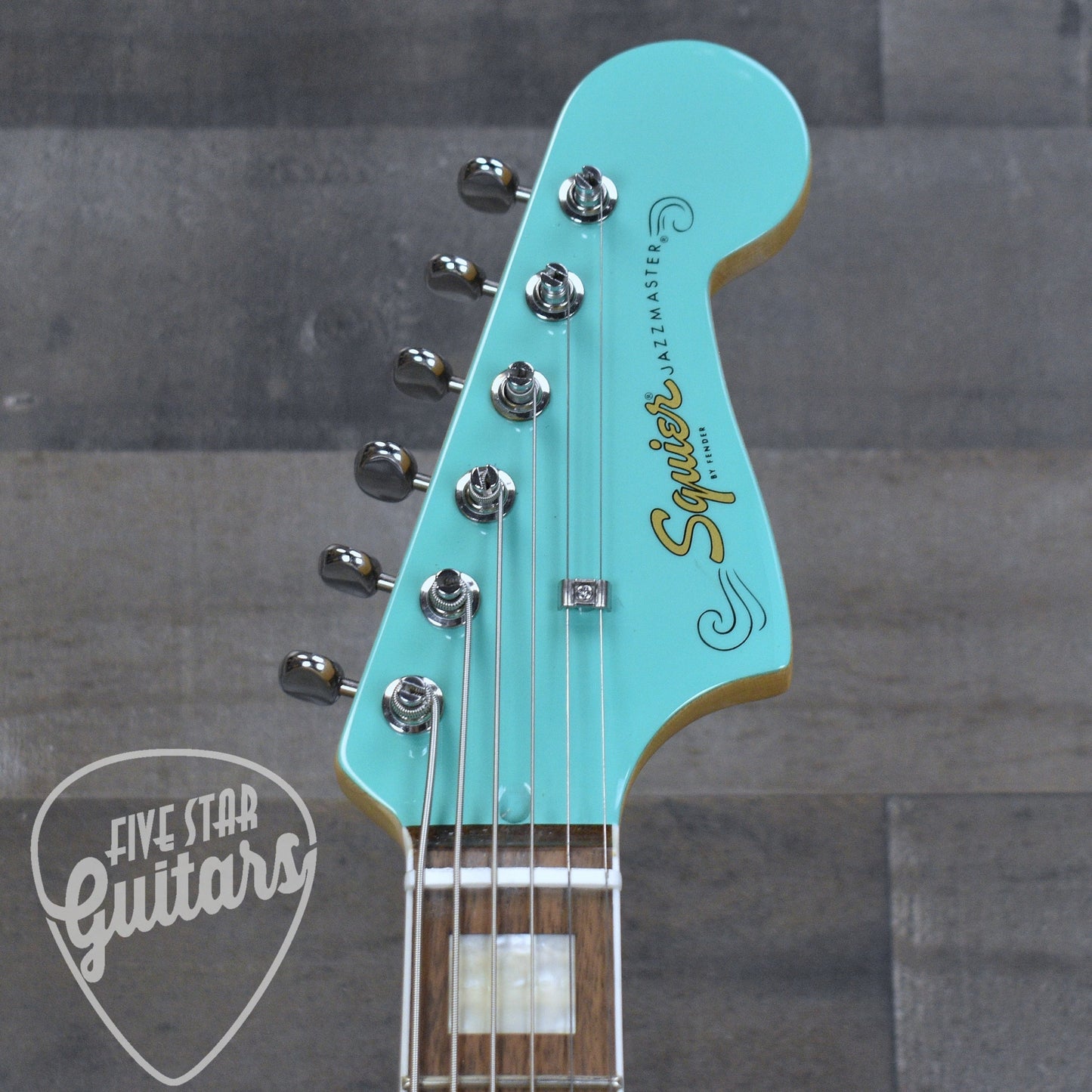 Squier Paranormal Baritone Jazzmaster HH - Sea Foam Green