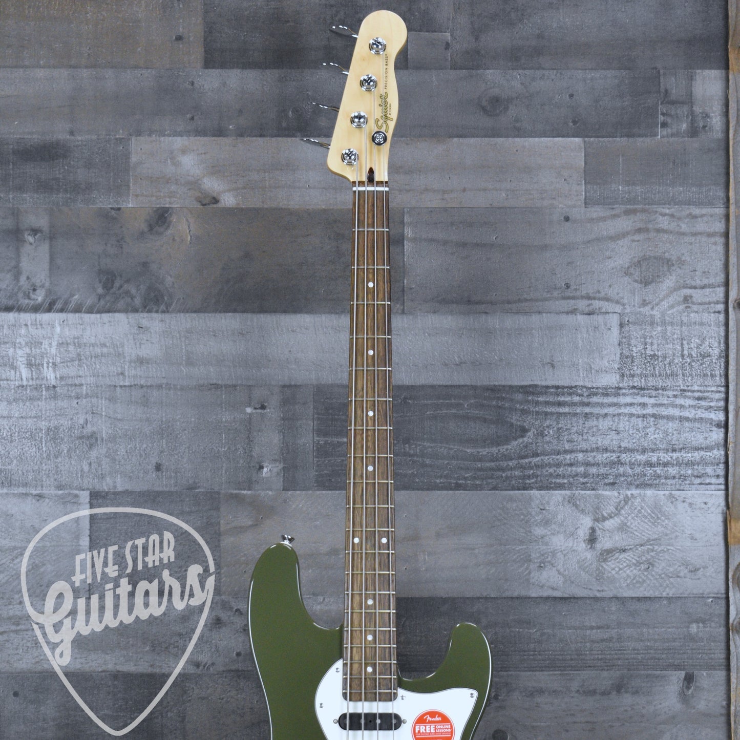 Squier Paranormal Precision Bass  Thinline SJ - Olive