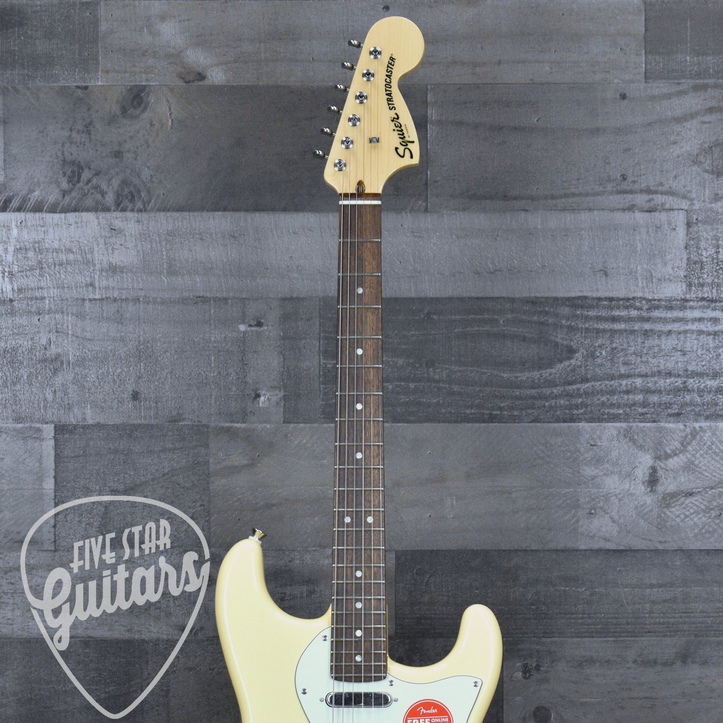 Squier Paranormal Stratocaster Deluxe - Vintage White