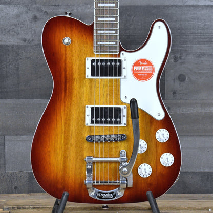Squier Paranormal Troublemaker Telecaster Deluxe Bigsby - Honey Sunburst