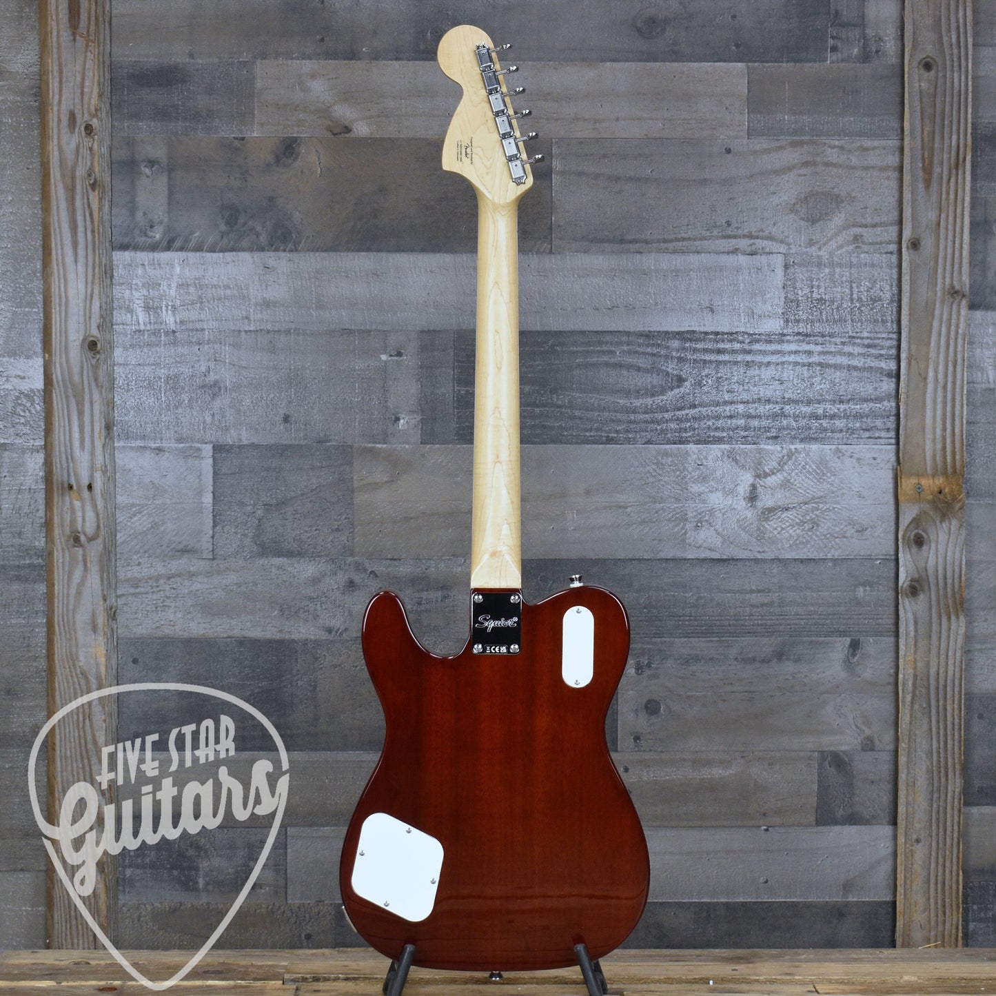 Squier Paranormal Troublemaker Telecaster Deluxe Bigsby - Honey Sunburst