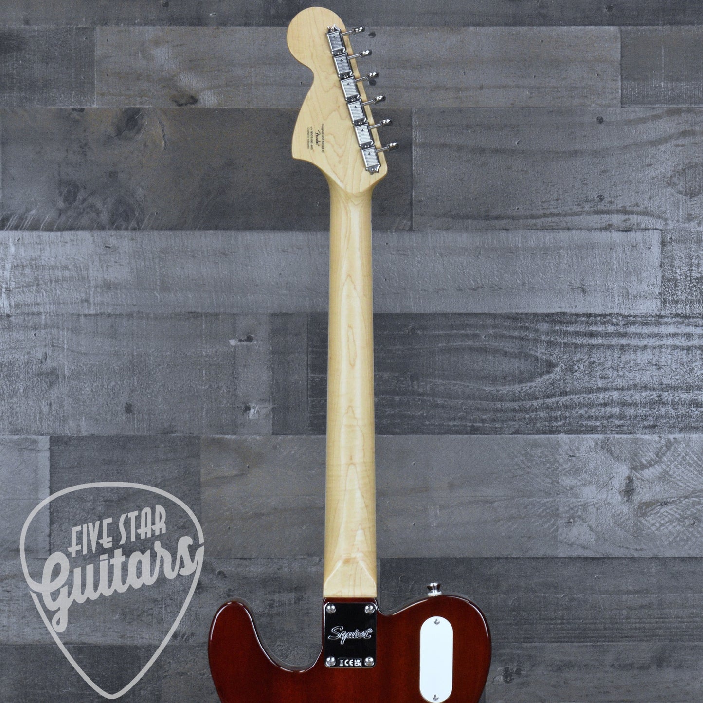 Squier Paranormal Troublemaker Telecaster Deluxe Bigsby - Honey Sunburst