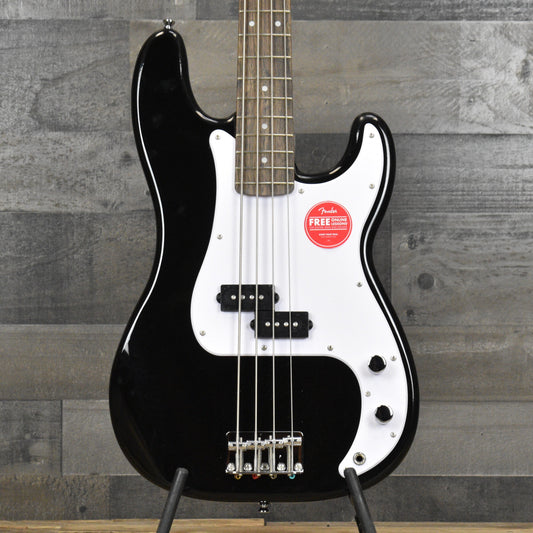 Squier Sonic Precision Bass Laurel Fingerboard White Pickguard Black