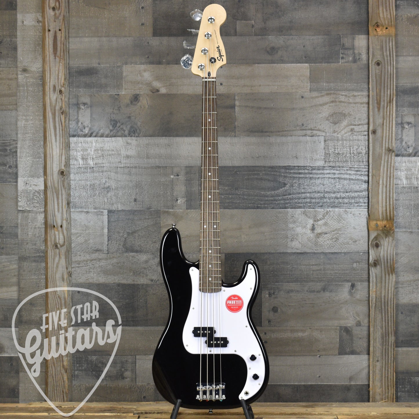 Squier Sonic Precision Bass Laurel Fingerboard White Pickguard Black