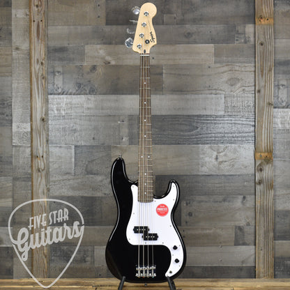 Squier Sonic Precision Bass Laurel Fingerboard White Pickguard Black