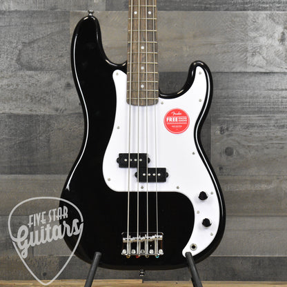 Squier Sonic Precision Bass Laurel Fingerboard White Pickguard Black