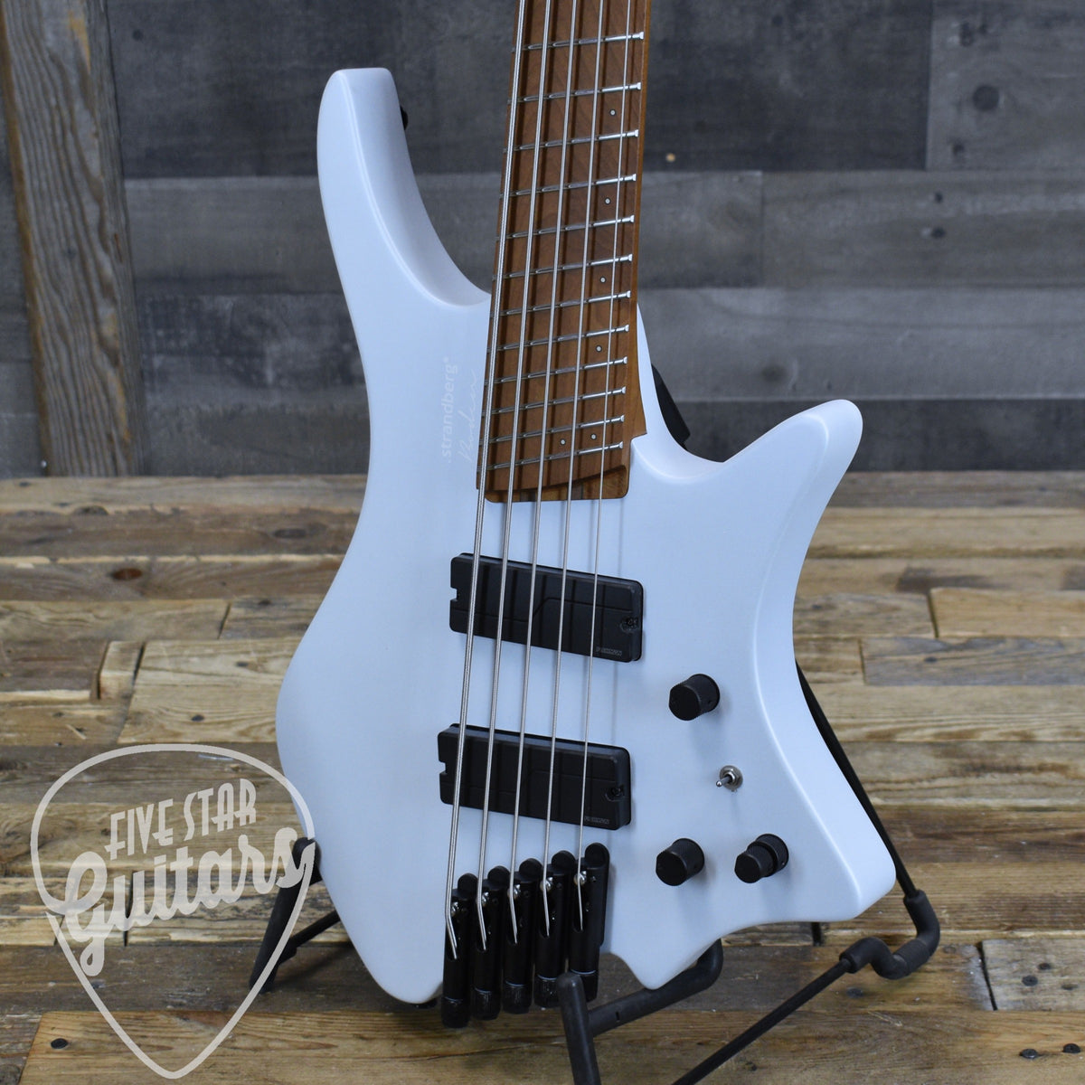 Strandberg Boden Bass Standard 5 - Blue Aura Metallic with Gigbag