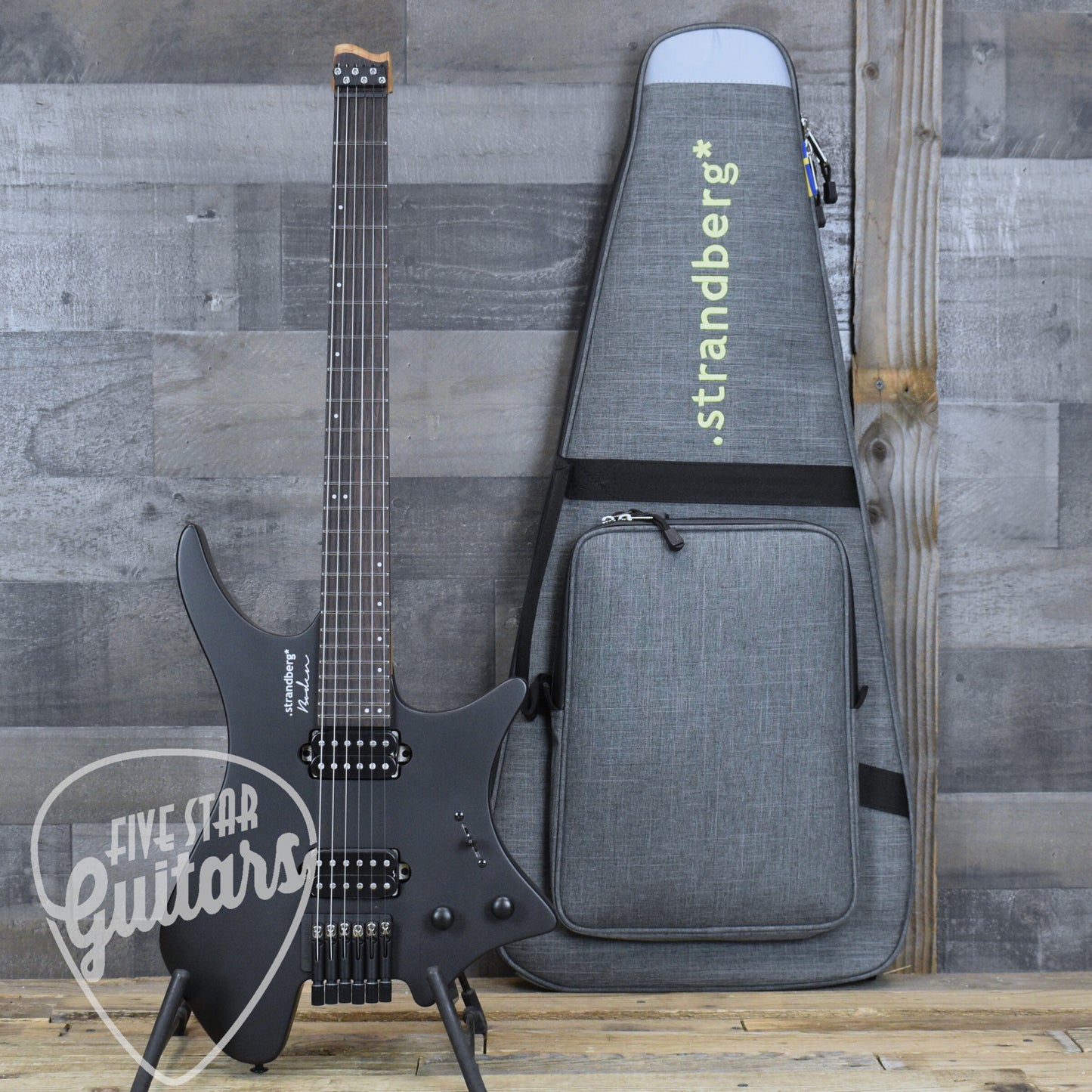 Strandberg Boden Essential 6 - Black Granite with Gig Bag