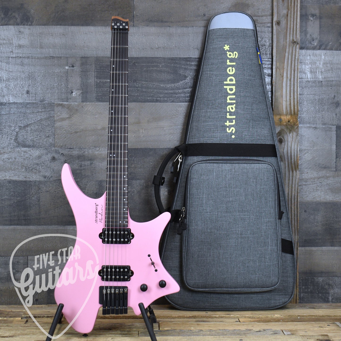 Strandberg Boden Essential 6 - Coral Pink with Gig Bag
