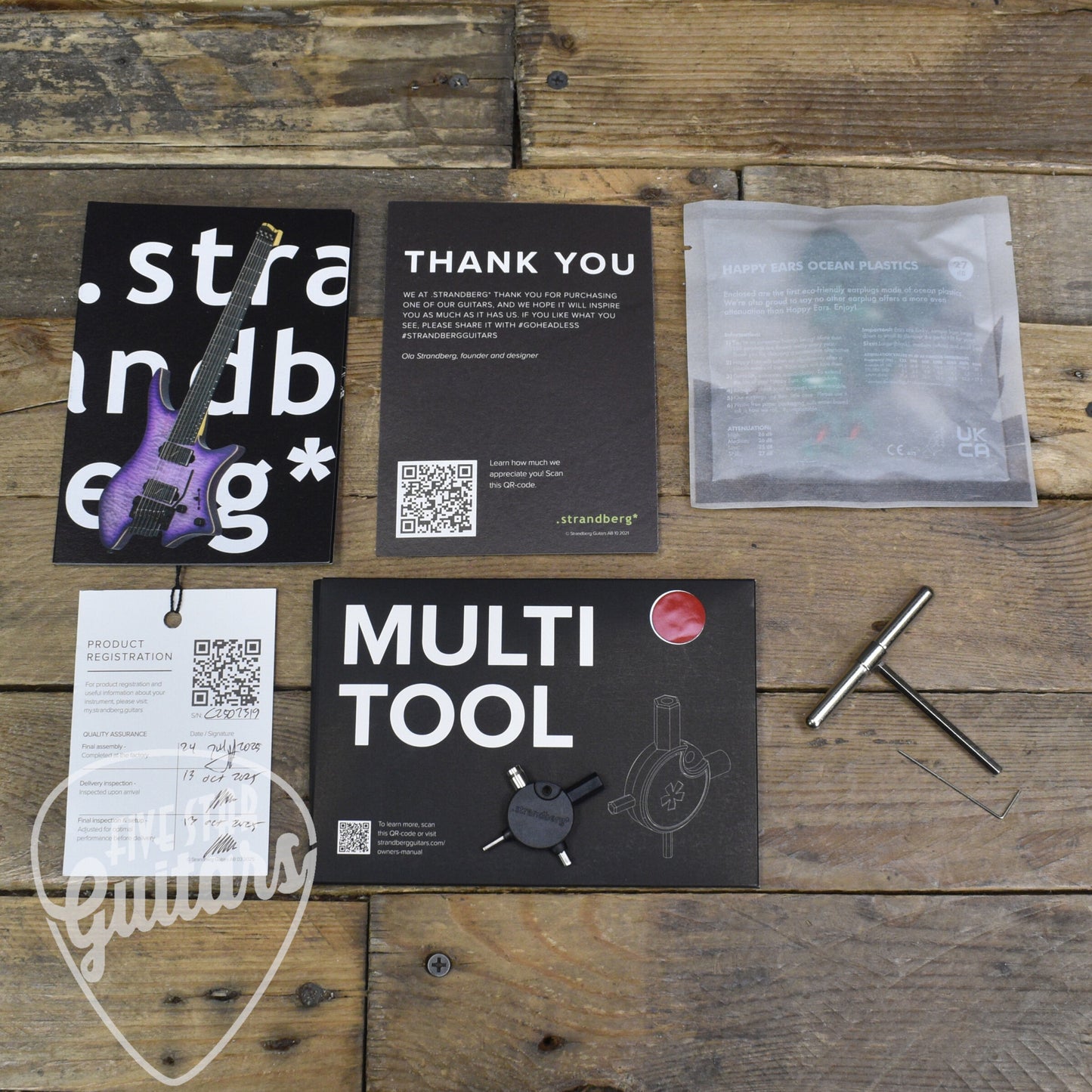 Strandberg Boden Singularity NX 7 - Pitch Black with Gigbag